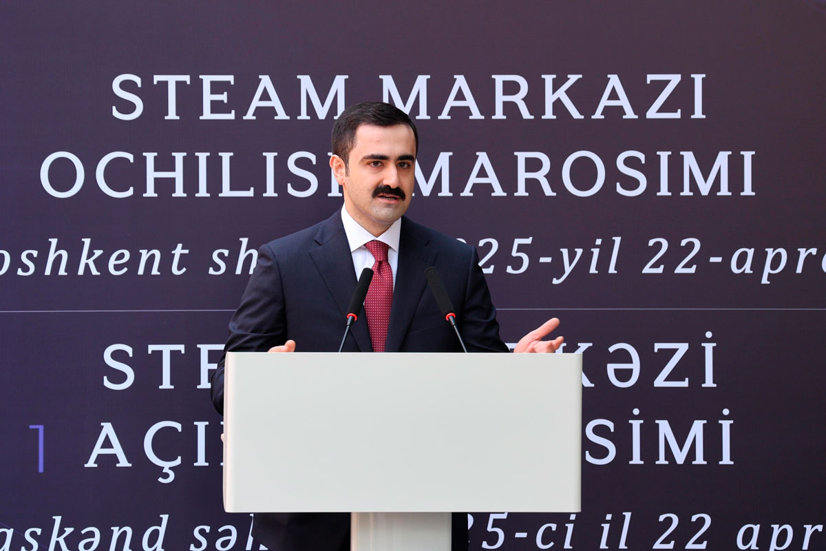Nazir müavini Özbəkistanda STEAM Mərkəzinin açılışında iştirak edib
