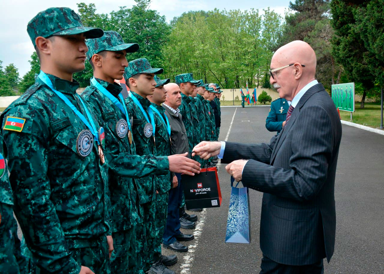 Nazir müavini “Sərhəd” hərbi-idman oyununun yekun tədbirində iştirak edib 