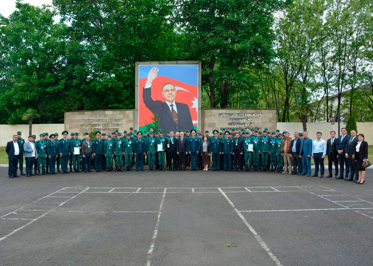 Nazir müavini “Sərhəd” hərbi-idman oyununun yekun tədbirində iştirak edib