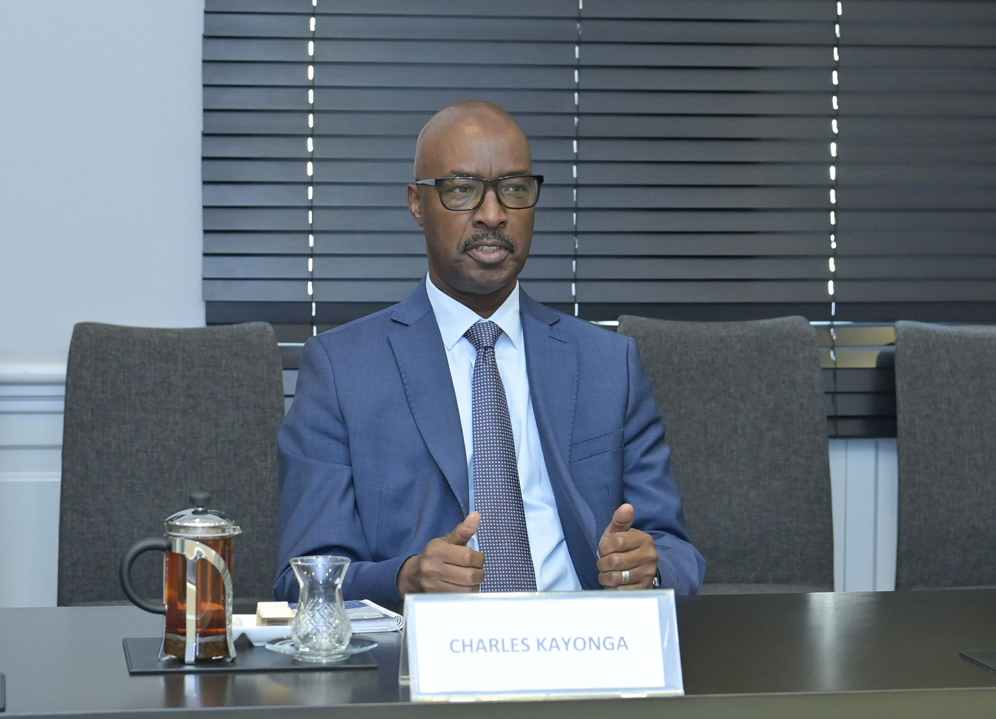 Nazir Ruanda Respublikasının Türkiyədəki fövqəladə və səlahiyyətli səfiri ilə görüşüb