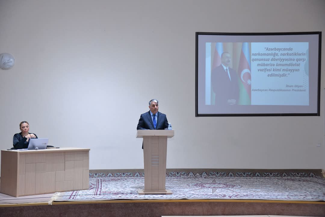 Nazirliyin təşkilatçılığı ilə “Narkomaniyaya qarşı mübarizə” mövzusunda təlim keçirilib
