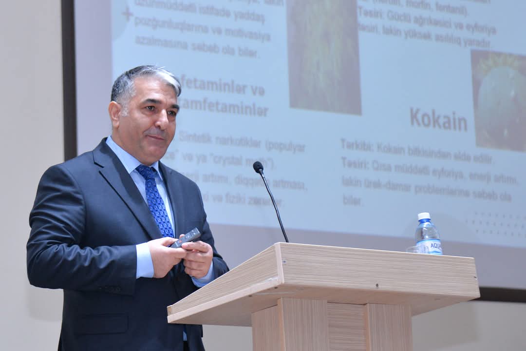 Nazirliyin təşkilatçılığı ilə “Narkomaniyaya qarşı mübarizə” mövzusunda təlim keçirilib