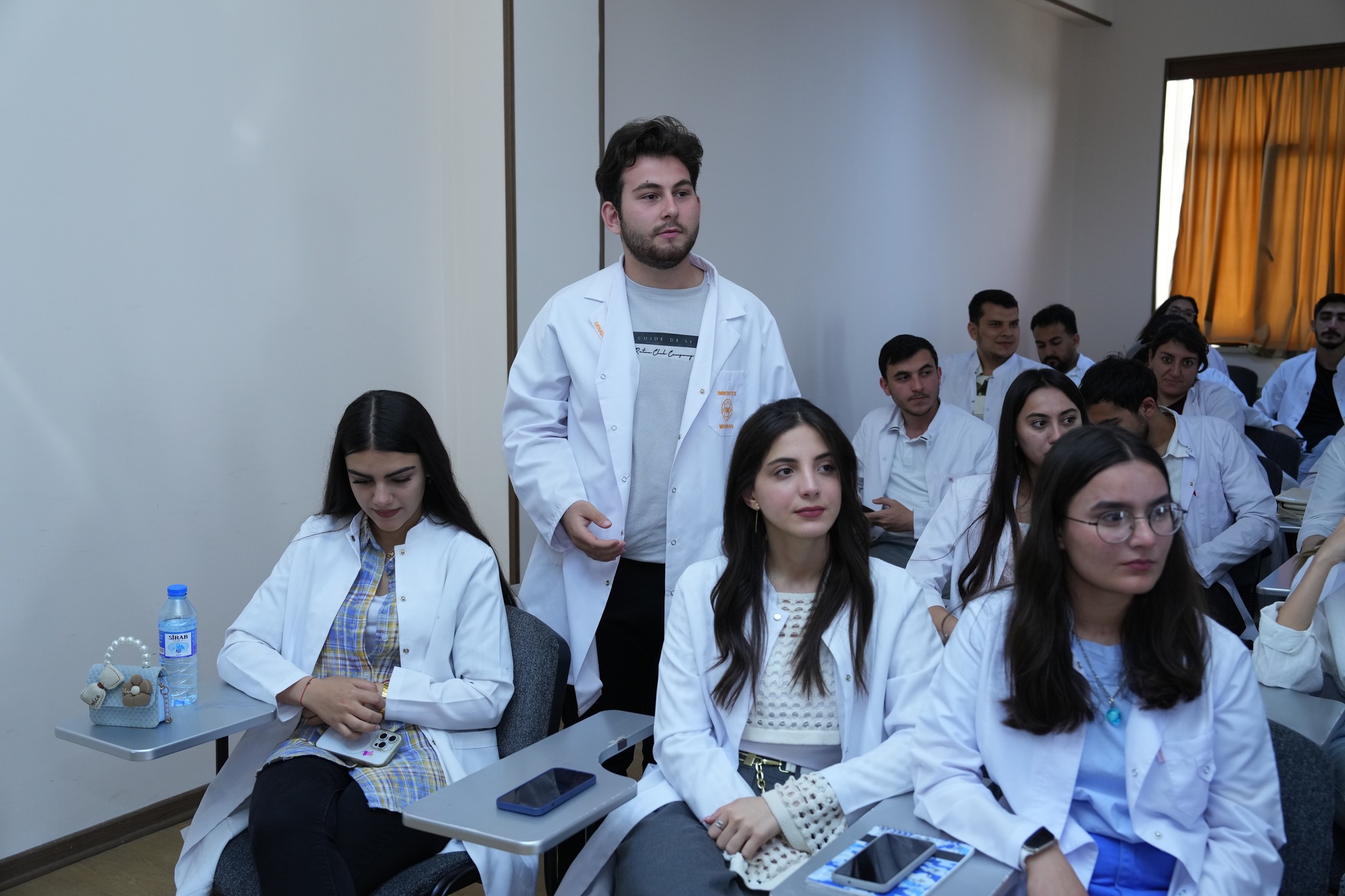 NDU-da “Beynəlxalq təlim aylığı” çərçivəsində professor Qərib Mürşüdov təlim keçib