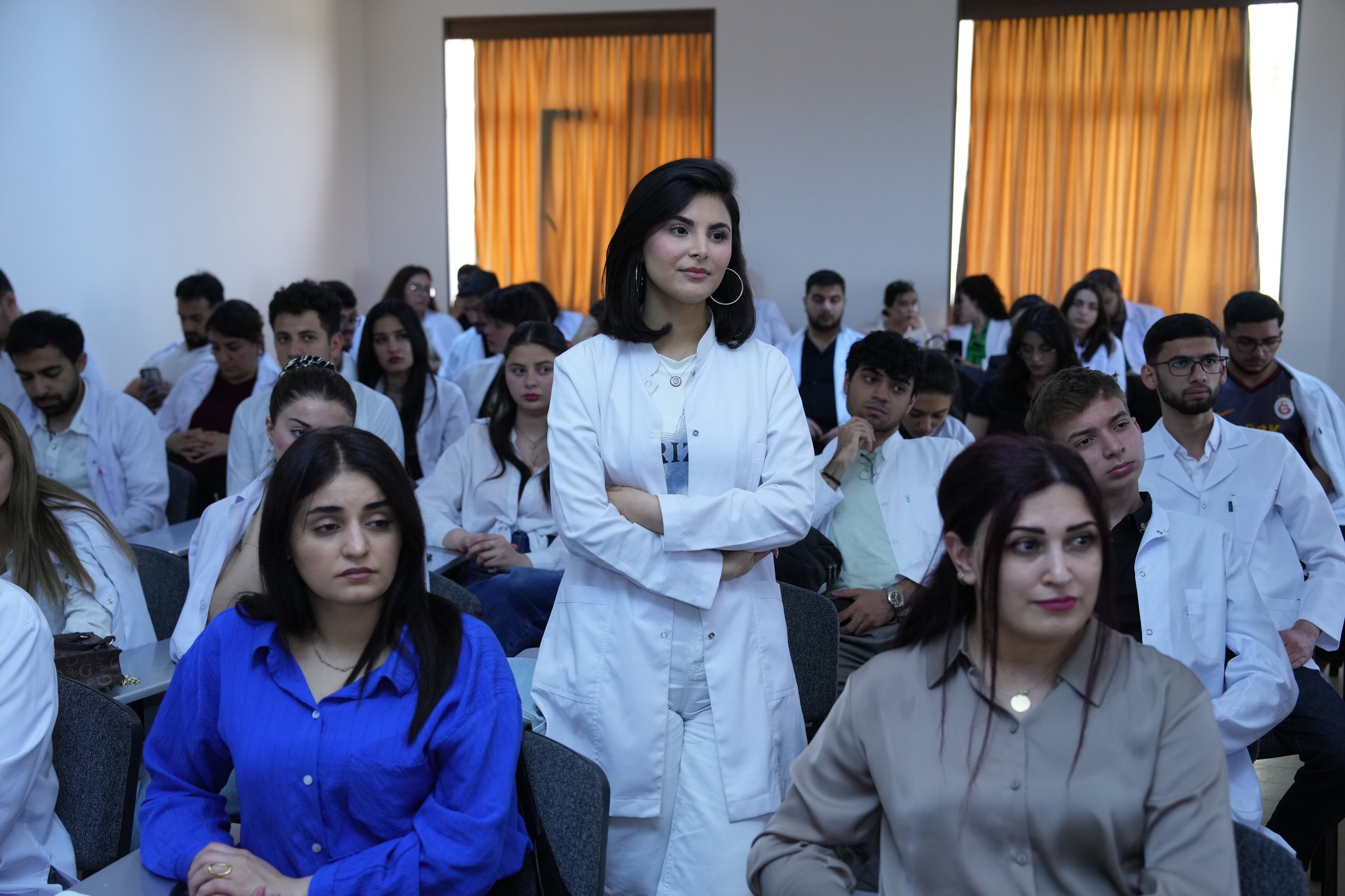 NDU-da “Beynəlxalq təlim aylığı” çərçivəsində professor Qərib Mürşüdov təlim keçib