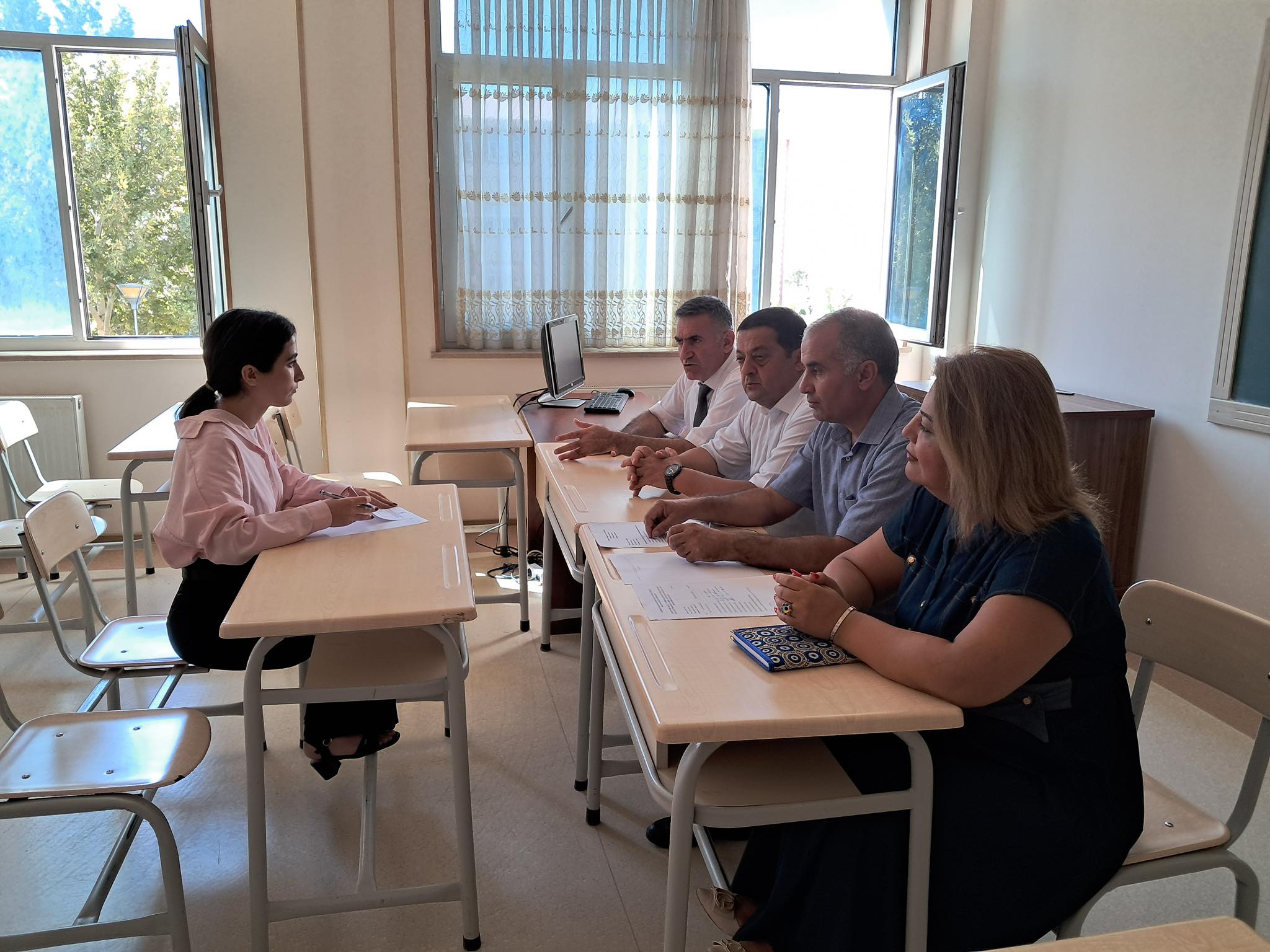 NDU-da fəlsəfə doktoru proqramı üzrə qəbul imtahanı keçirilib