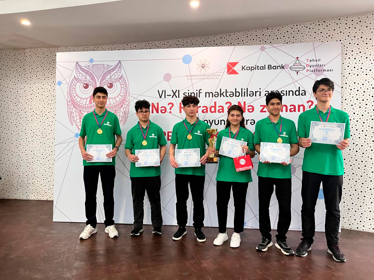 “Nə? Harada? Nə zaman?” oyunu üzrə respublika çempionatı keçirilib