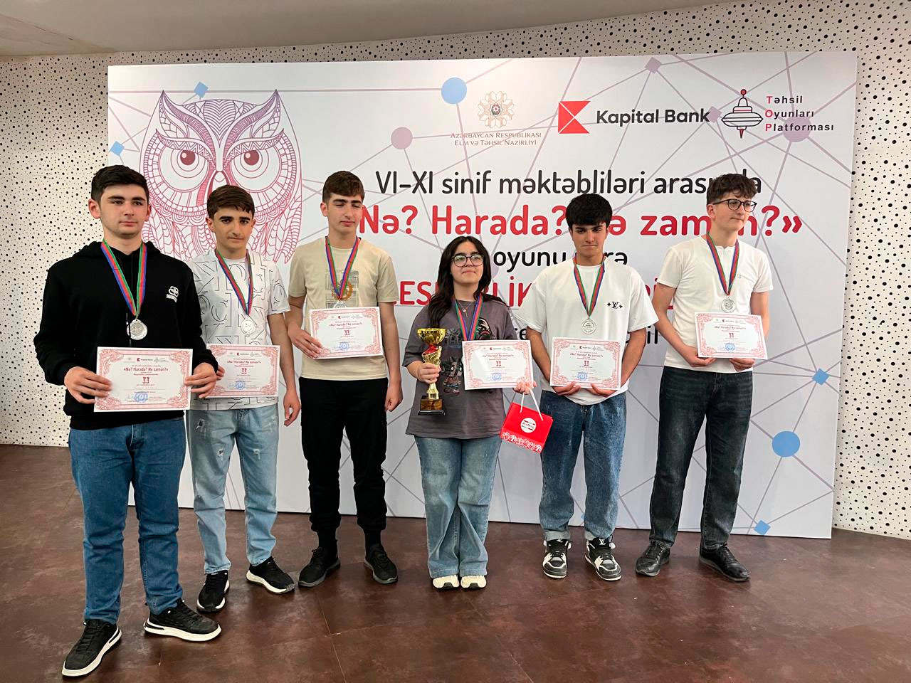 “Nə? Harada? Nə zaman?” oyunu üzrə respublika çempionatı keçirilib