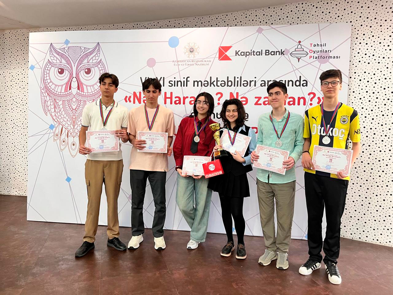 “Nə? Harada? Nə zaman?” oyunu üzrə respublika çempionatı keçirilib