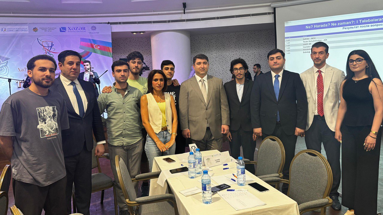 “Nə? Harada? Nə zaman?” oyununun finalı keçirilib