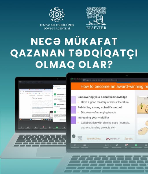 “Necə mükafat qazanan tədqiqatçı olunur?” mövzusunda vebinar keçirilib