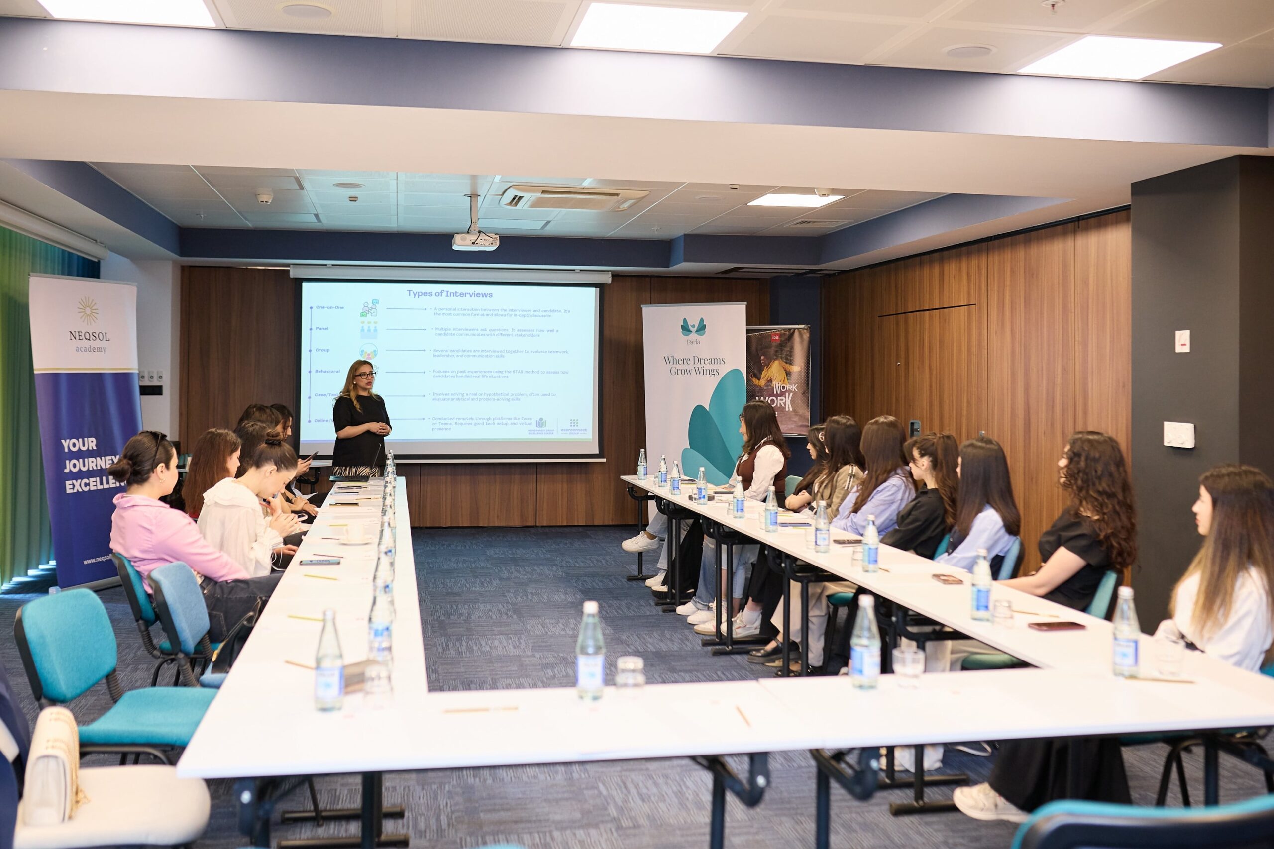 “Parla”nın iştirakçıları “Müsahibə bacarıqları” təlimində iştirak ediblər