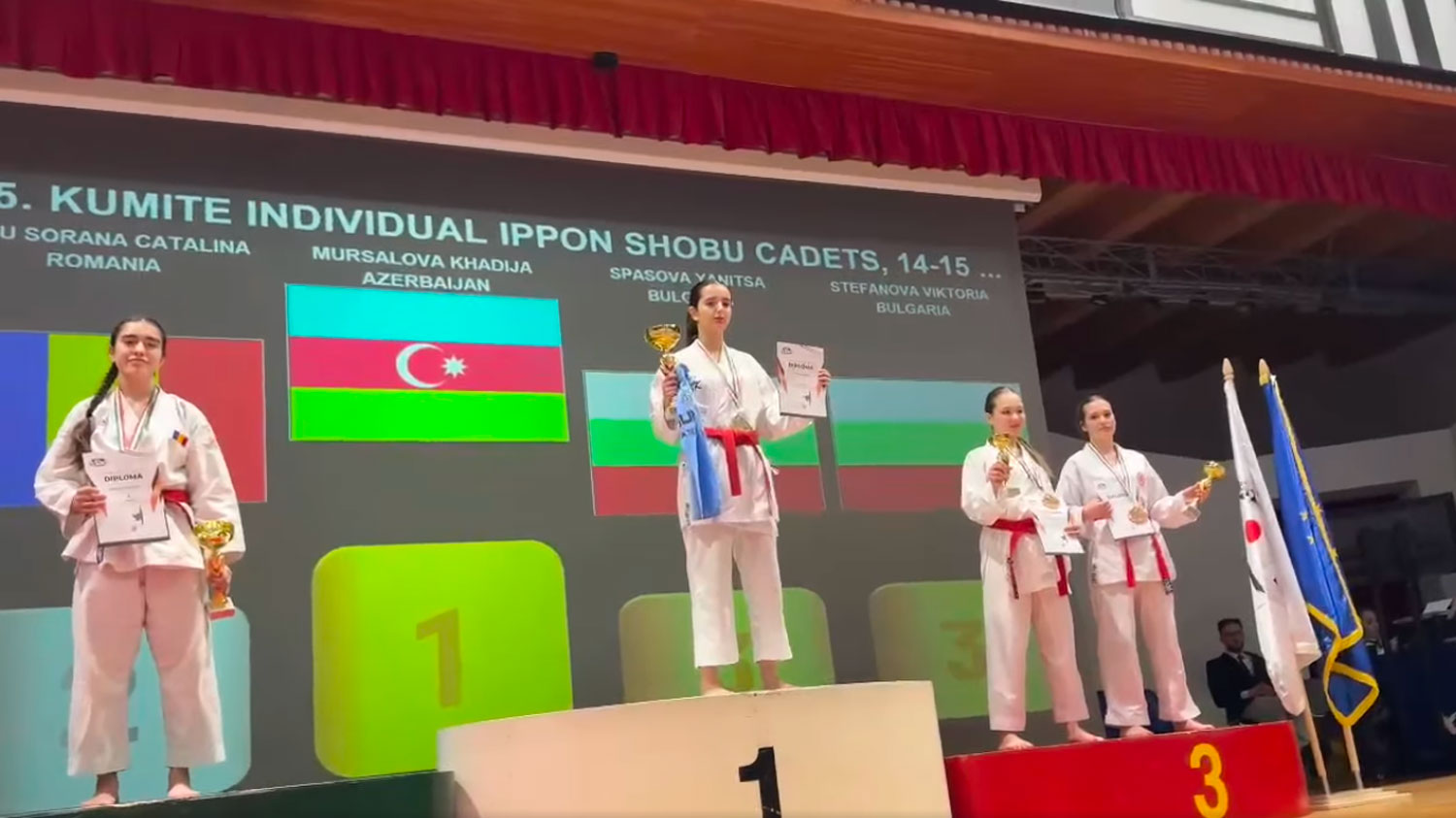 Paytaxt məktəbliləri Avropada çempion oldular