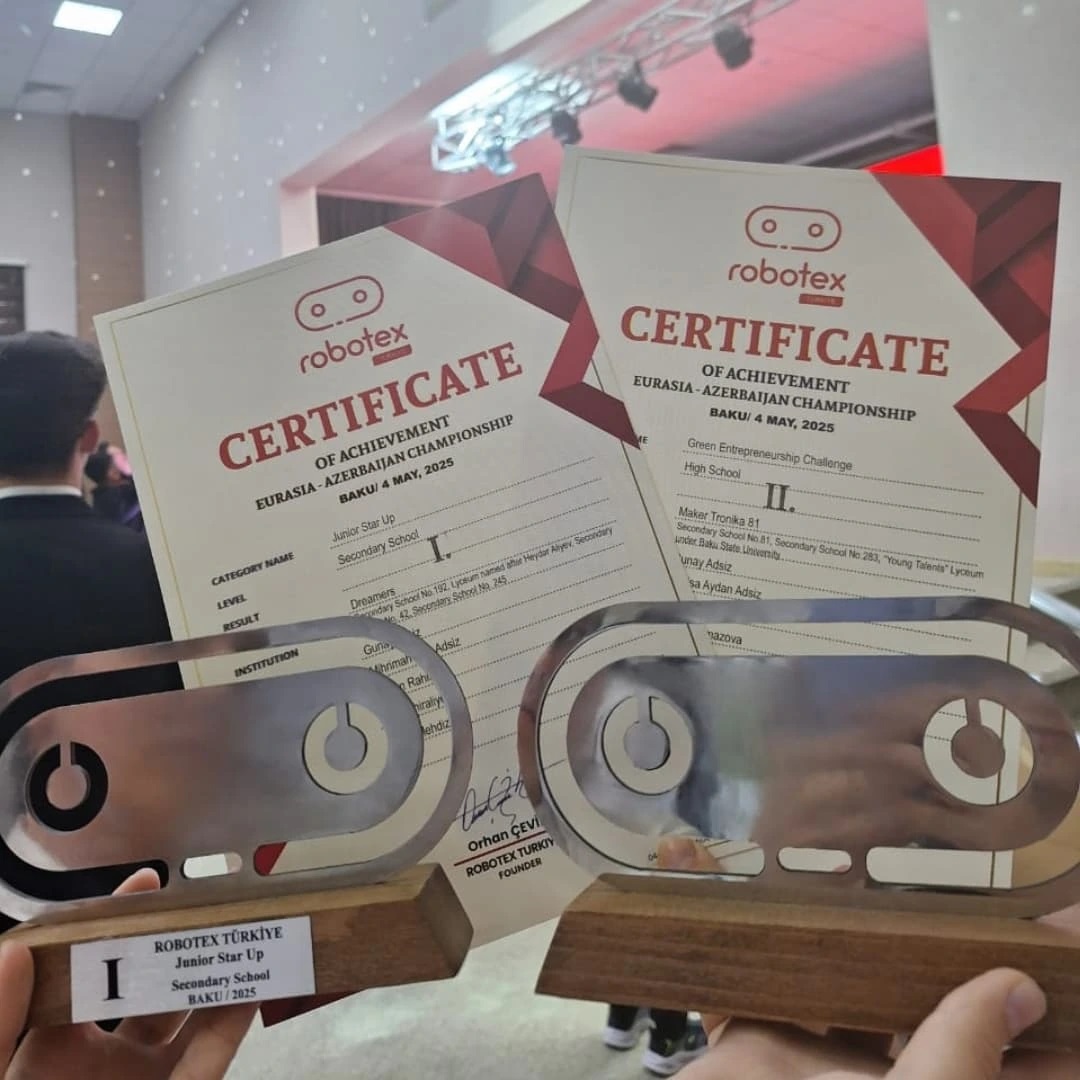 Paytaxt məktəbliləri beynəlxalq olimpiadaya vəsiqə qazandılar