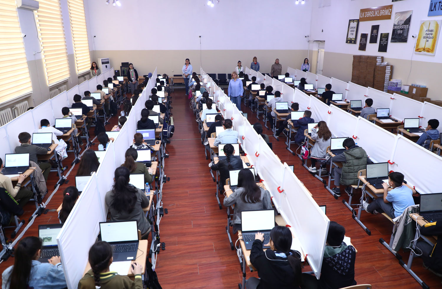 Paytaxtda 50 minə yaxın VI sinif şagirdi monitorinqdə iştirak edib