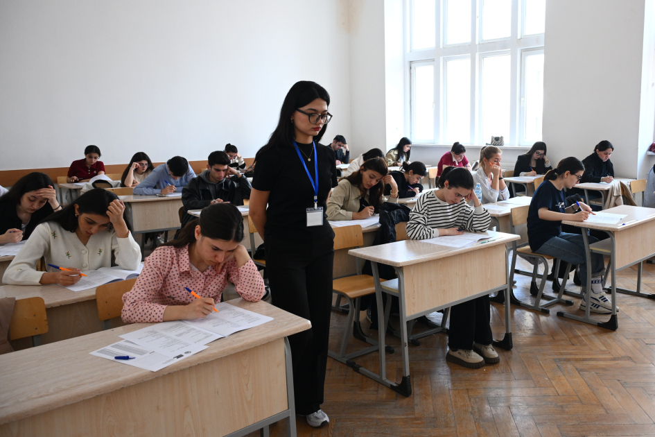 “Pedaqoji Universitetin Gələcək Təhsil Liderləri” müsabiqəsinin test imtahanları olub