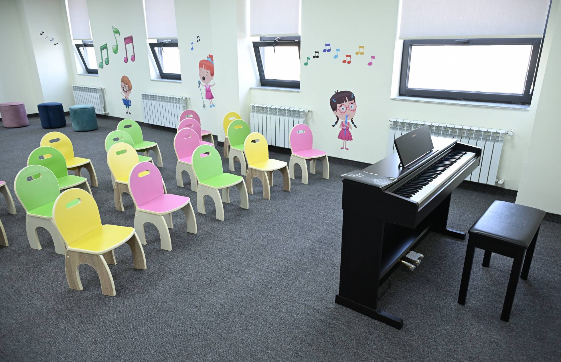 Prezident İlham Əliyev Ağdamda körpələr evi-uşaq bağçasının açılışında iştirak edib