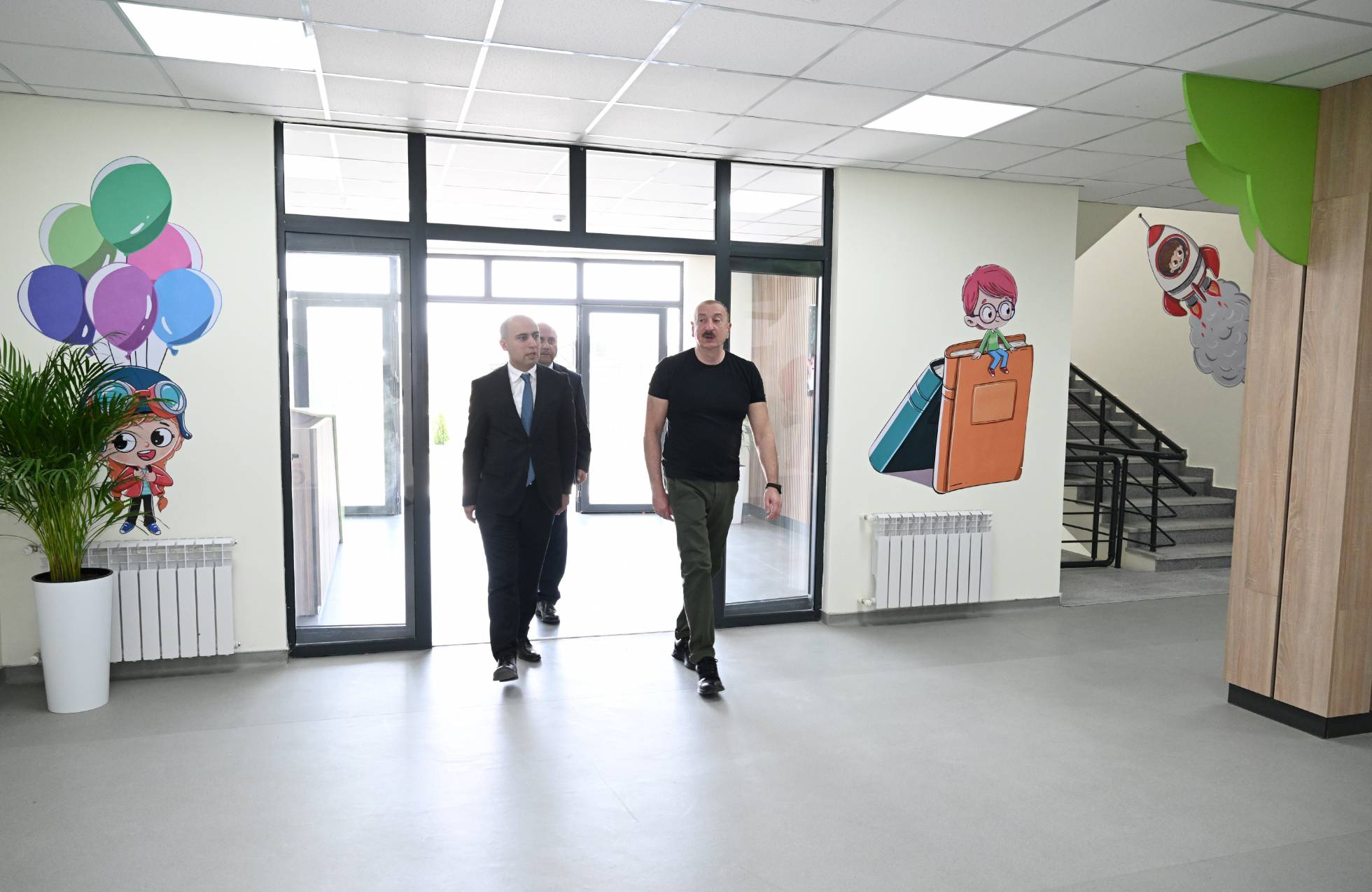 Prezident İlham Əliyev Ağdamda körpələr evi-uşaq bağçasının açılışında iştirak edib