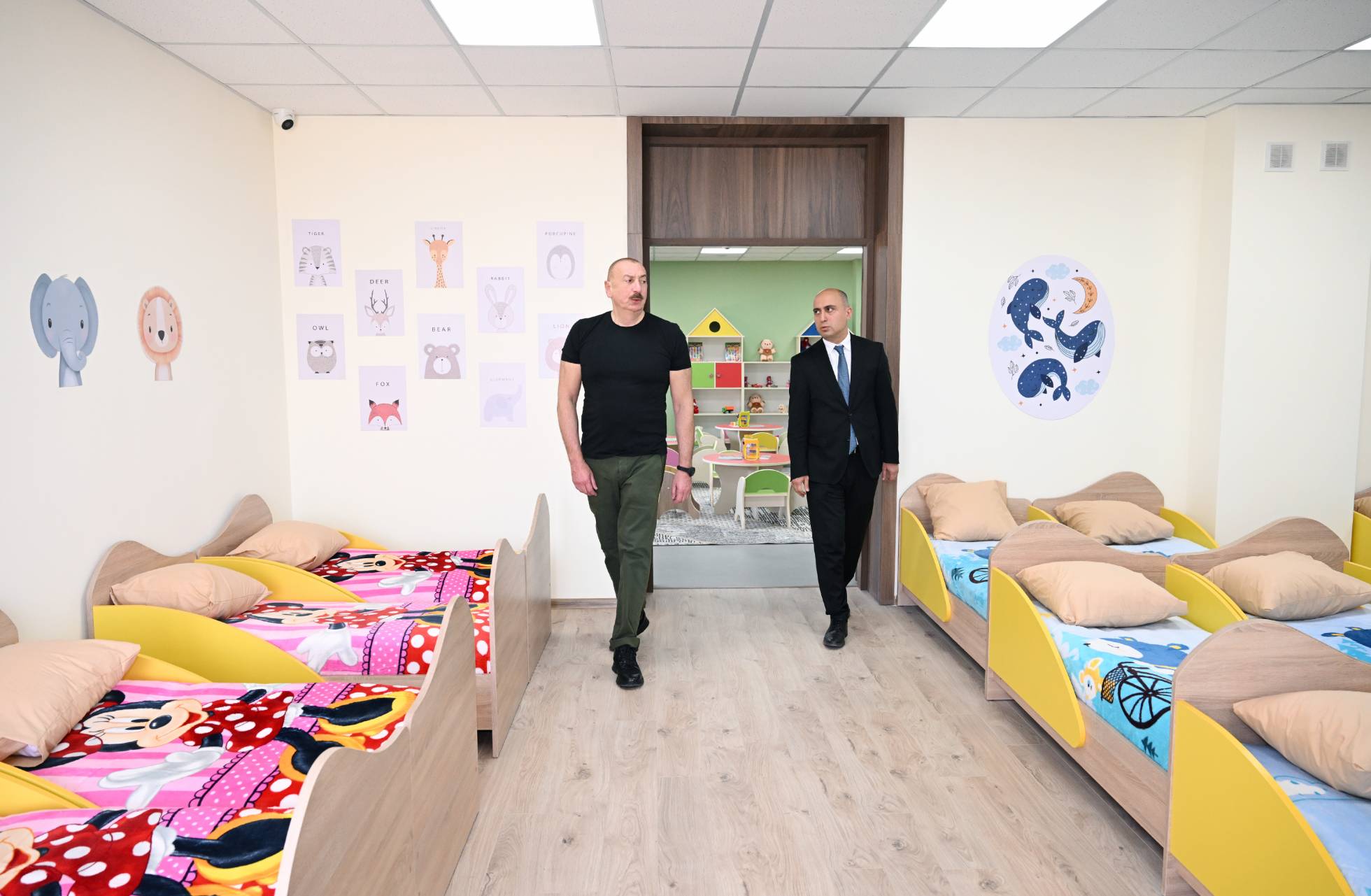 Prezident İlham Əliyev Ağdamda körpələr evi-uşaq bağçasının açılışında iştirak edib