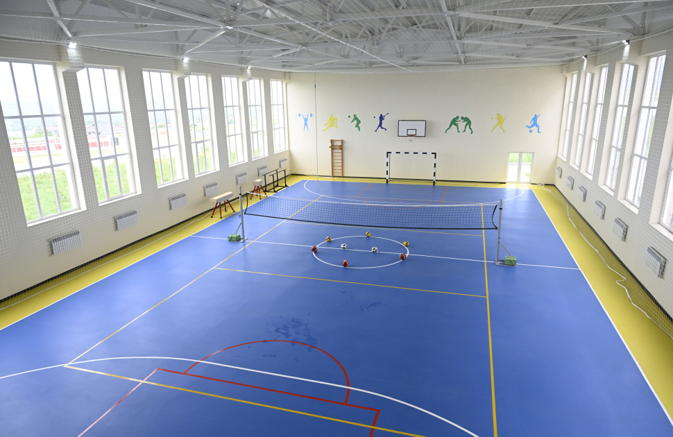 Prezident İlham Əliyev İsmayıllı şəhərində “Talıstan” liseyinin binasının açılışında iştirak edib