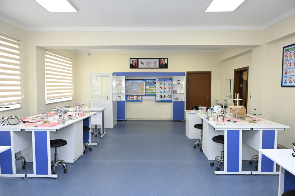 Prezident İlham Əliyev İsmayıllı şəhərində “Talıstan” liseyinin binasının açılışında iştirak edib