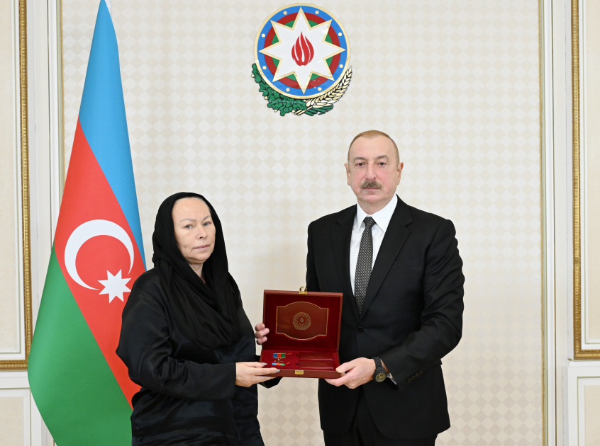 Prezident təyyarə qəzasında həlak olan ekipaj heyətinin ailə üzvləri və sağ qalan bələdçilərlə görüşüb