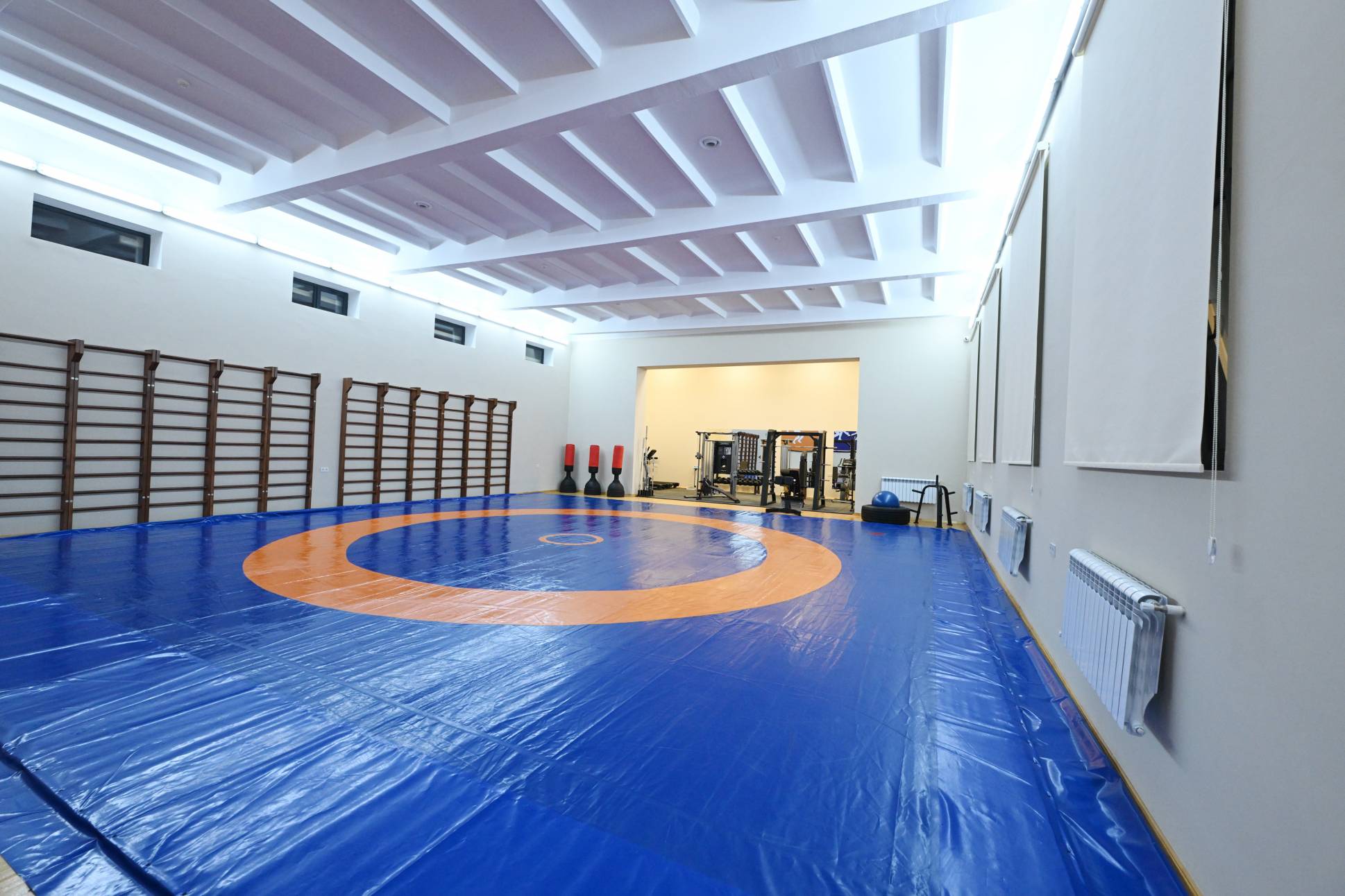 Prezident “Vətən” İdman Liseyində yaradılan şəraitlə tanış olub