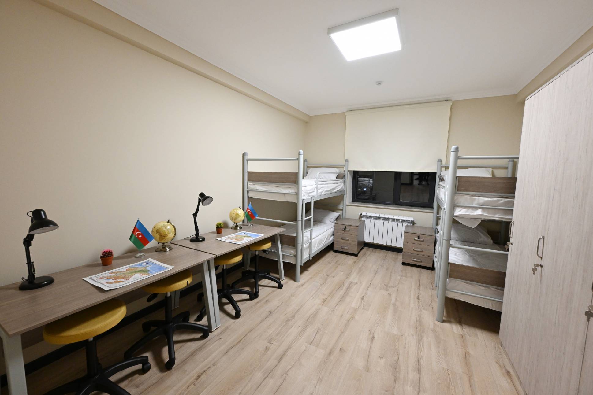 Prezident “Vətən” İdman Liseyində yaradılan şəraitlə tanış olub