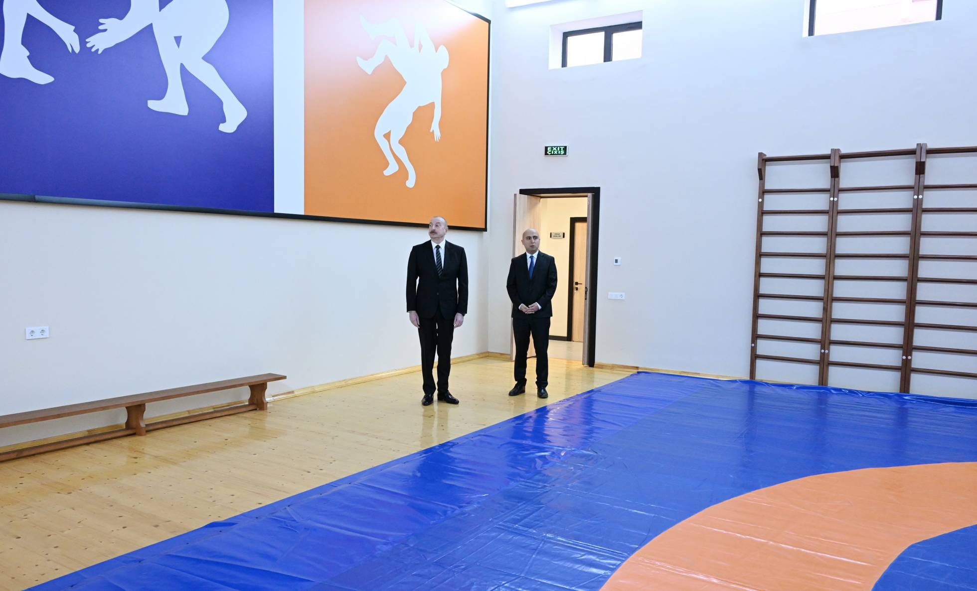 Prezident “Vətən” İdman Liseyində yaradılan şəraitlə tanış olub