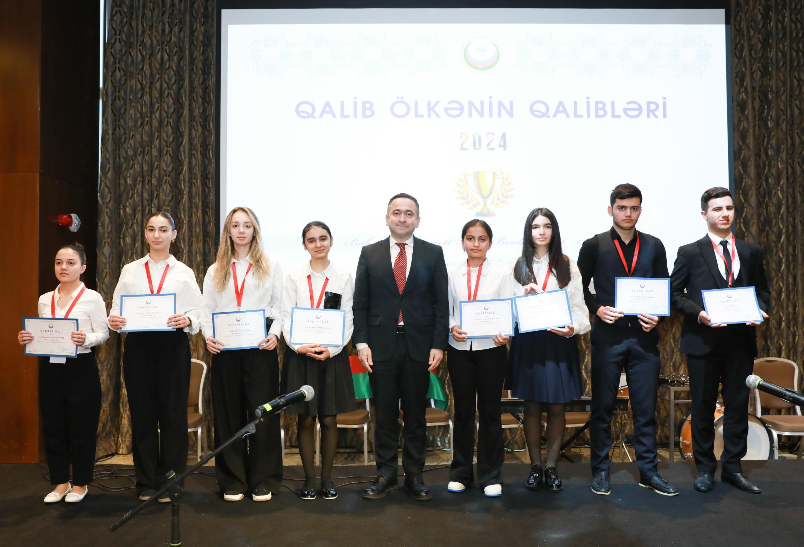 “Qalib ölkənin qalibləri - 2024” layihəsinin mükafatlandırma mərasimi keçirilib