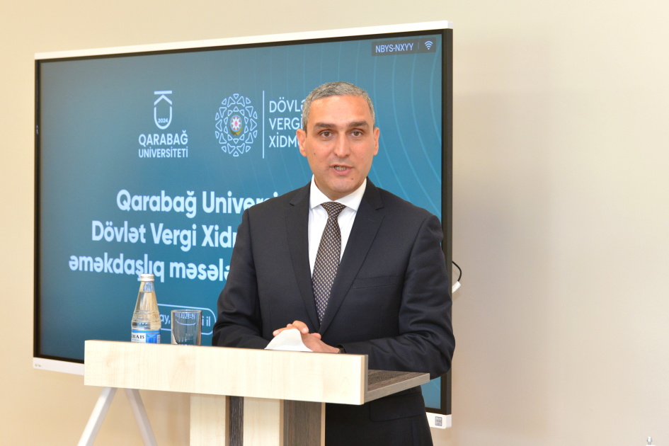 Qarabağ Universiteti Dövlət Vergi Xidməti ilə əməkdaşlıq edəcək