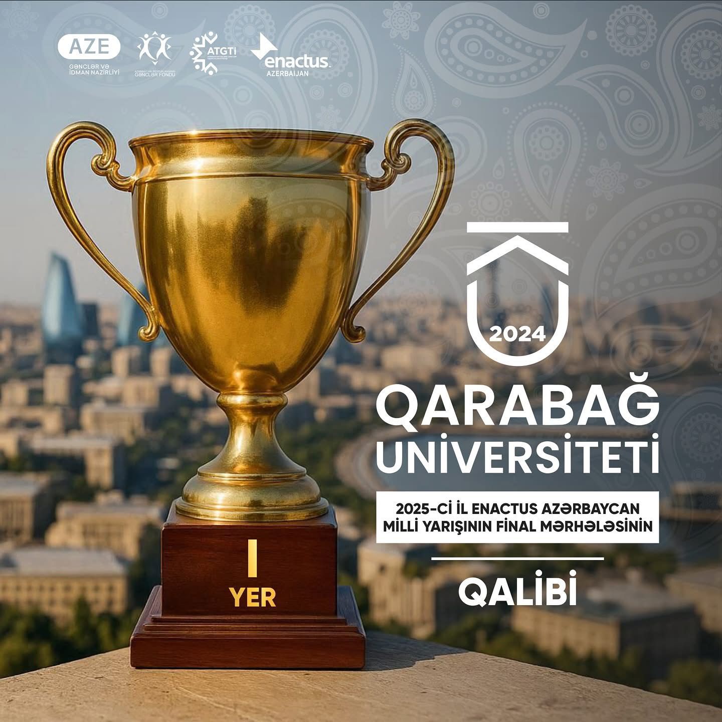 Qarabağ Universiteti “Enactus Azərbaycan” Milli Yarışının qalibi olub