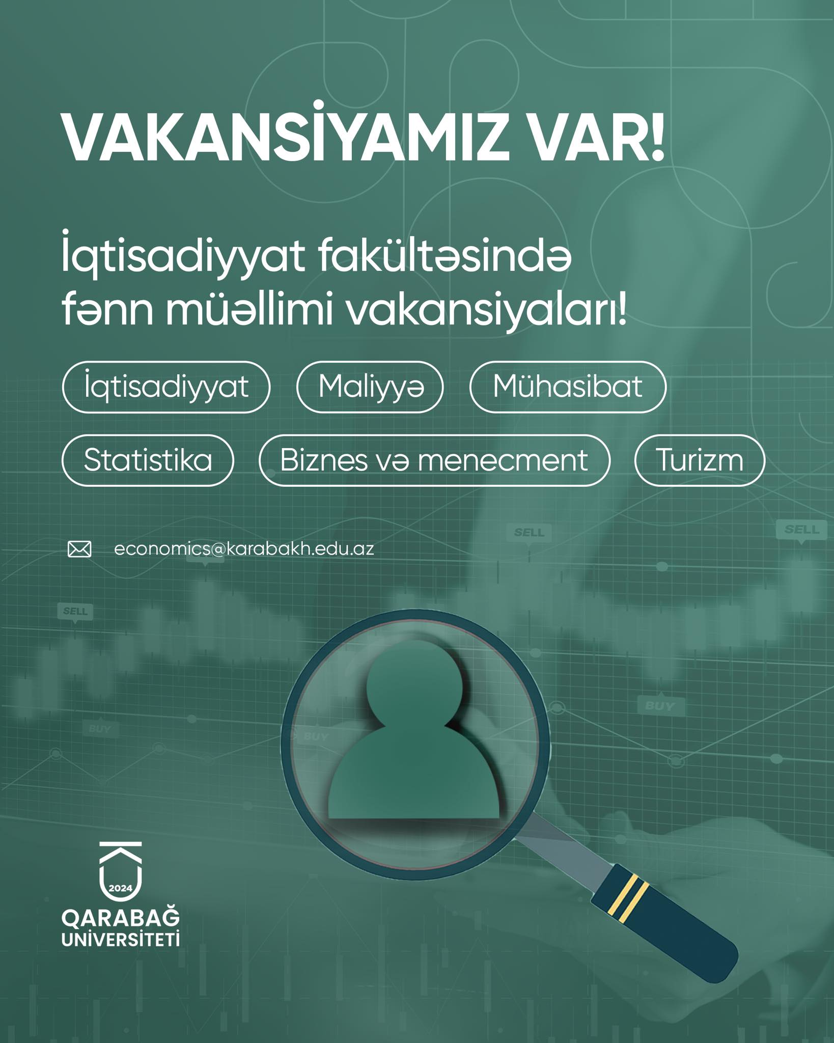 Qarabağ Universiteti vakansiya elan edir