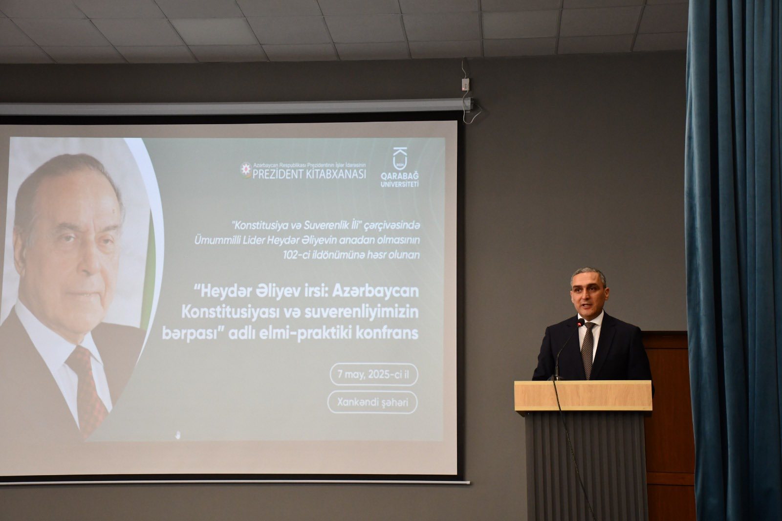 Qarabağ Universitetində Heydər Əliyev irsinə dair konfrans keçirilib