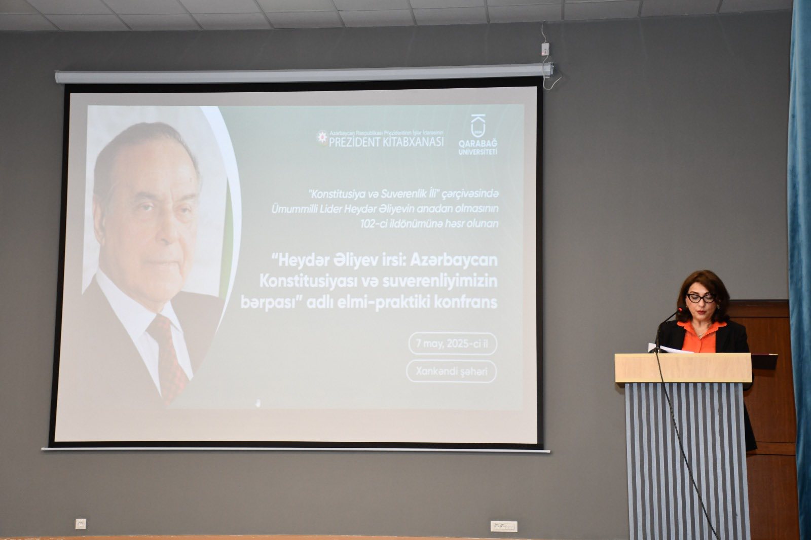 Qarabağ Universitetində Heydər Əliyev irsinə dair konfrans keçirilib