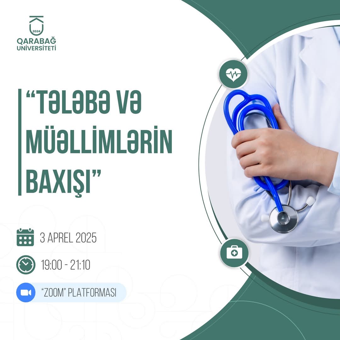 Qarabağ Universitetinin Klinikası vebinar keçirəcək