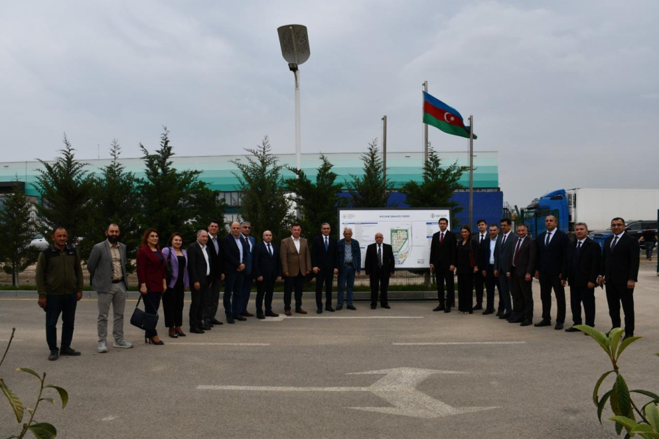 Qarabağ Universitetinin nümayəndə heyəti Ağdam Sənaye Parkına səfər edib