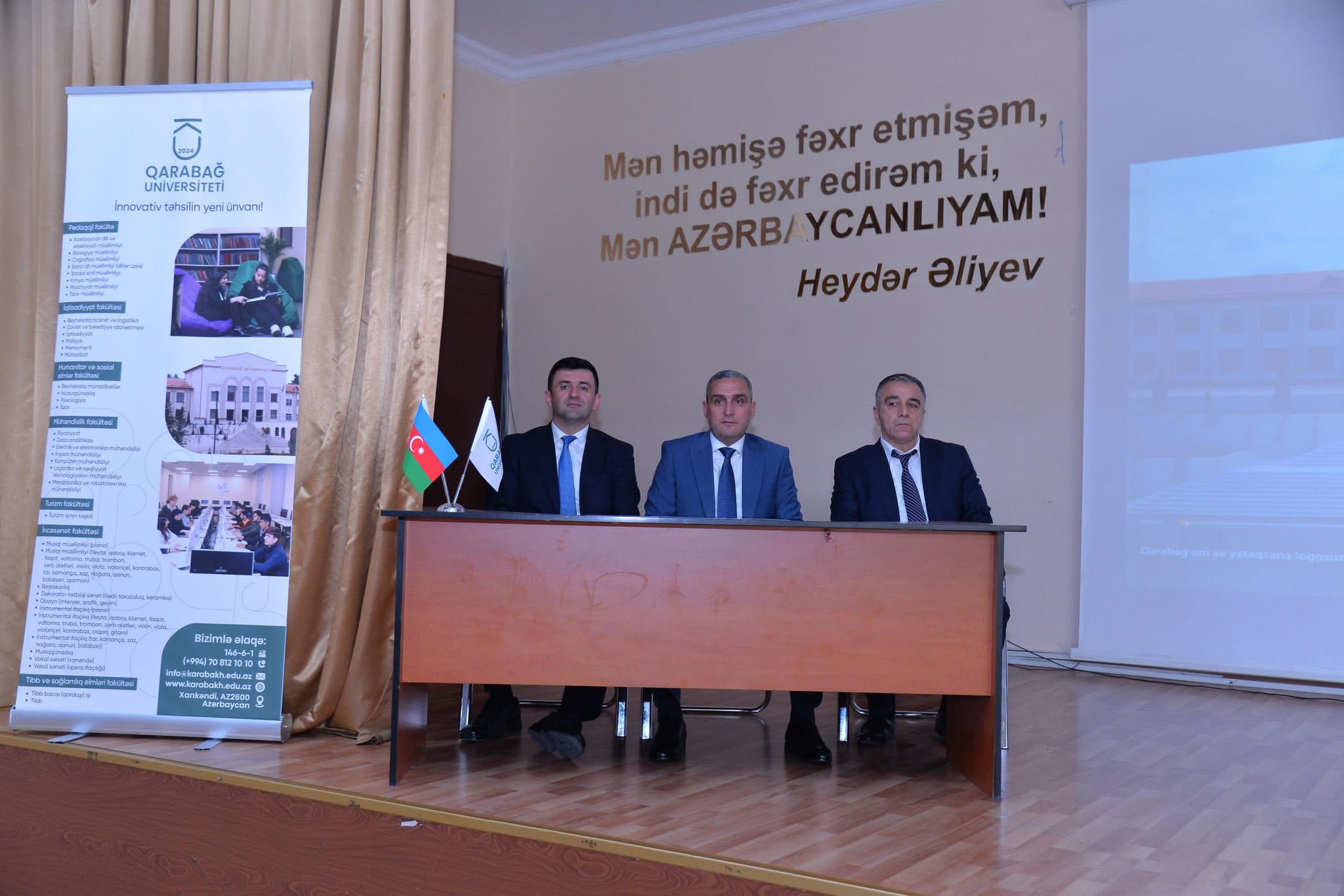 Qarabağ Universitetinin rektoru “Sabahın alimləri” və RFO-nun qalibləri ilə görüşüb