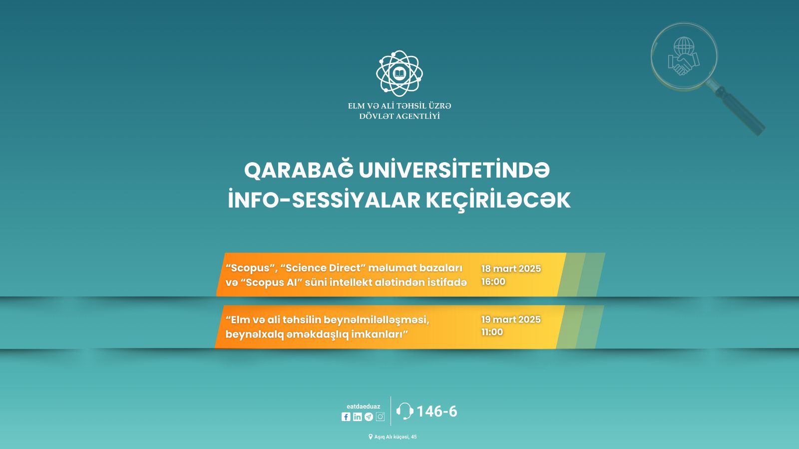 Qarabağda infosessiyalar keçiriləcək 
