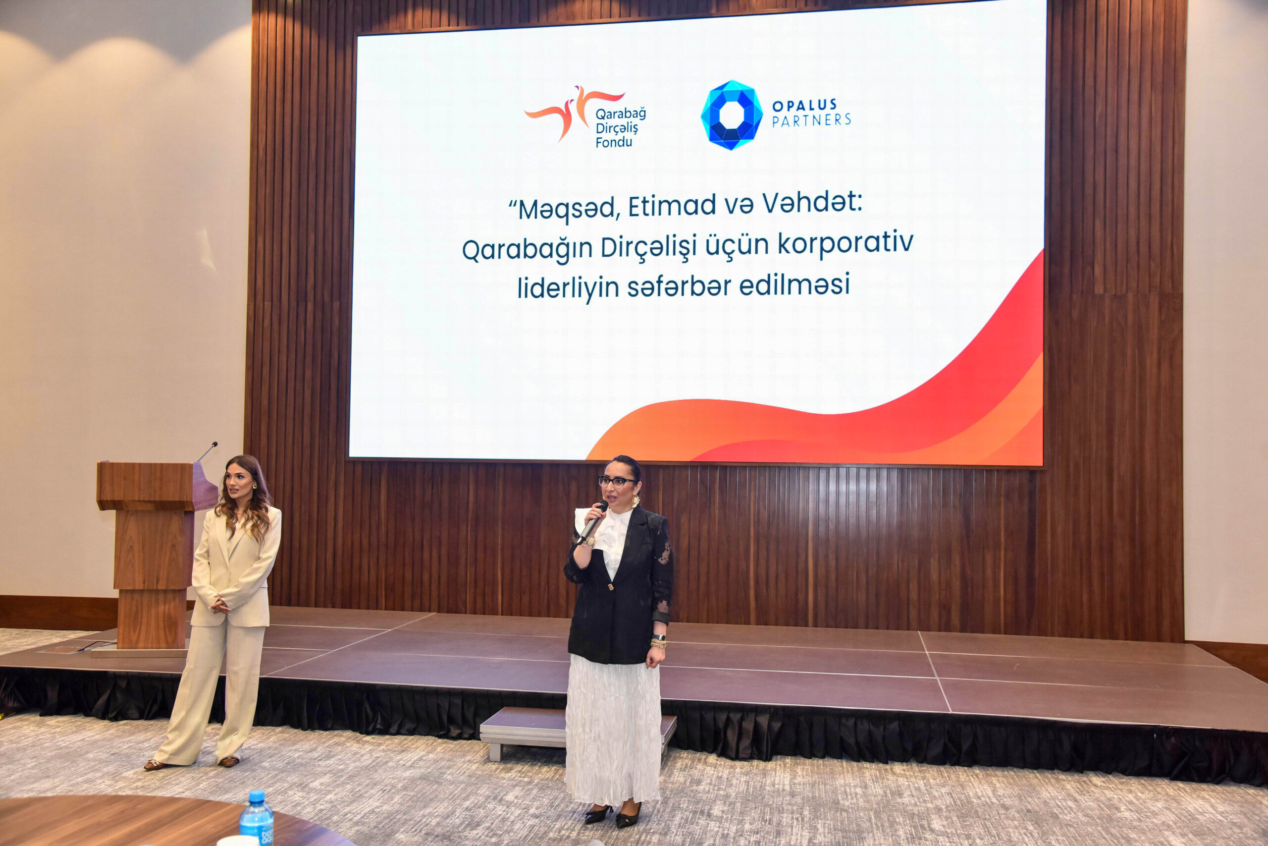 “Qarabağın dirçəlişi üçün korporativ dəstək: ianə və təşviqat” mövzusunda tədbir keçirilib