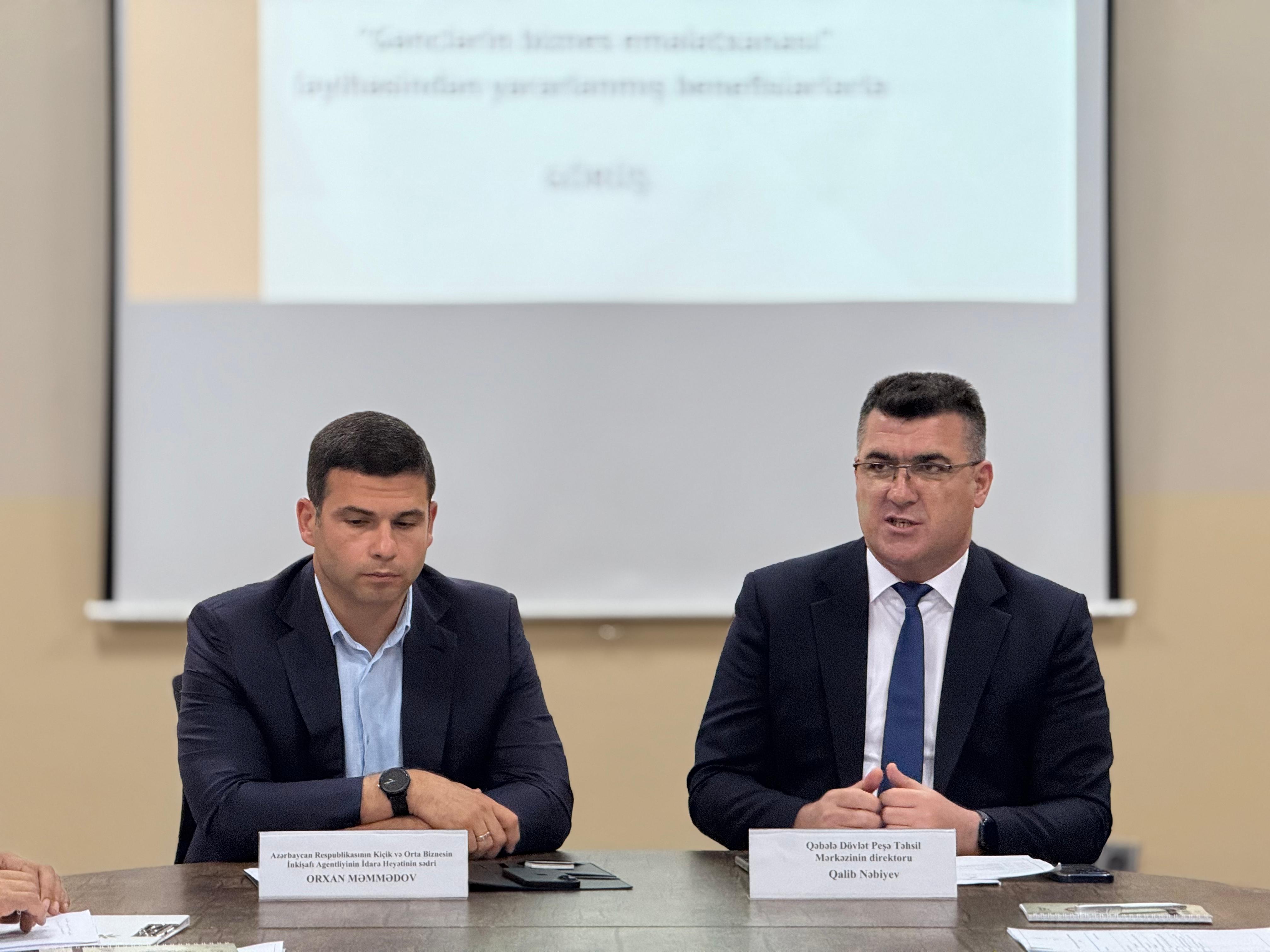 Qəbələdə peşə təhsili almış 28 məzun sahibkarlıq fəaliyyətinə başlayır