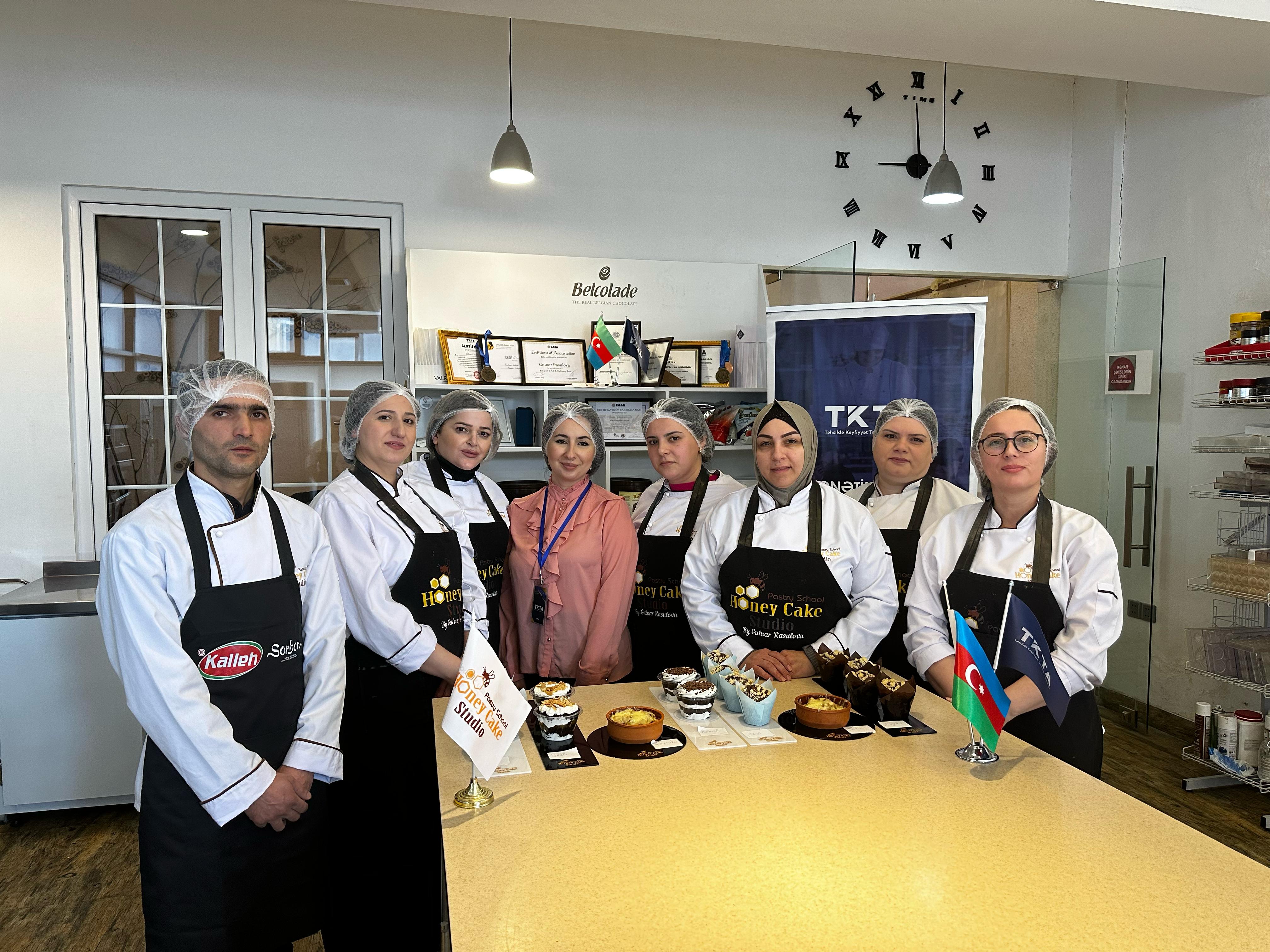 “Qənnadıçı, şirniyyatçı” və “Aşpaz” peşə ixtisasları üzrə bacarıqlar qiymətləndirilib 