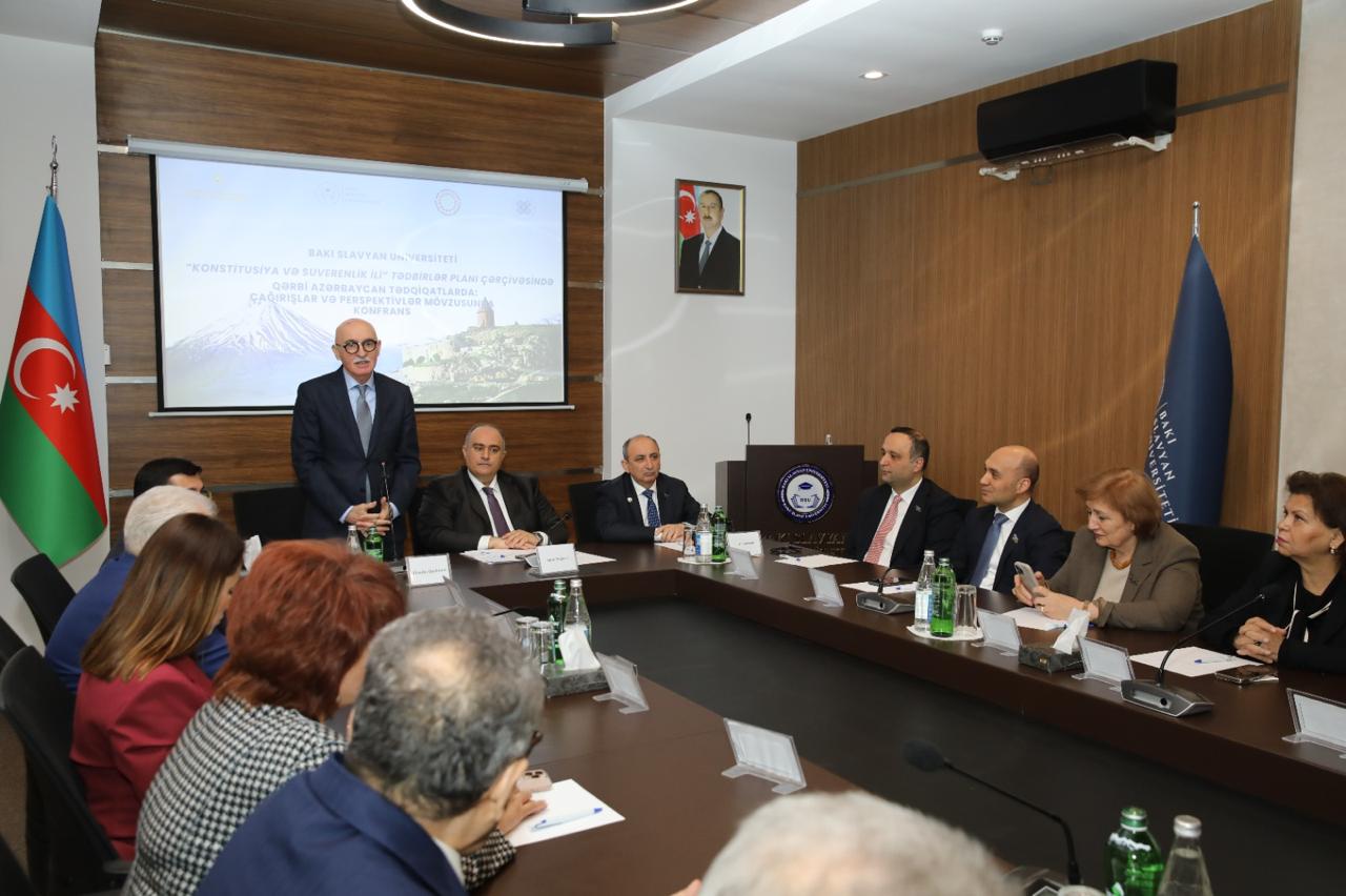 “Qərbi Azərbaycan tədqiqatlarda: çağırışlar və perspektivlər” mövzusunda elmi konfrans keçirilib 