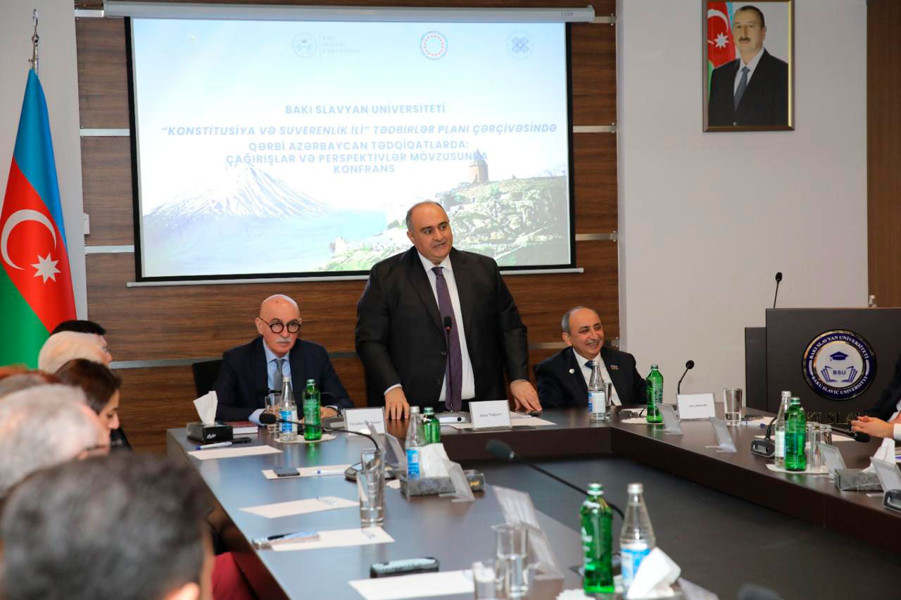 “Qərbi Azərbaycan tədqiqatlarda: çağırışlar və perspektivlər” mövzusunda elmi konfrans keçirilib