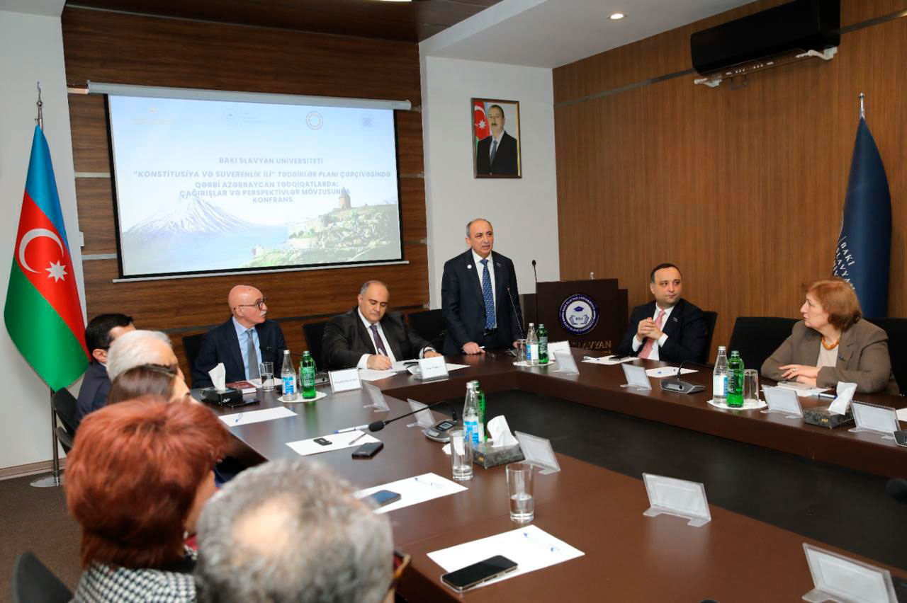“Qərbi Azərbaycan tədqiqatlarda: çağırışlar və perspektivlər” mövzusunda elmi konfrans keçirilib
