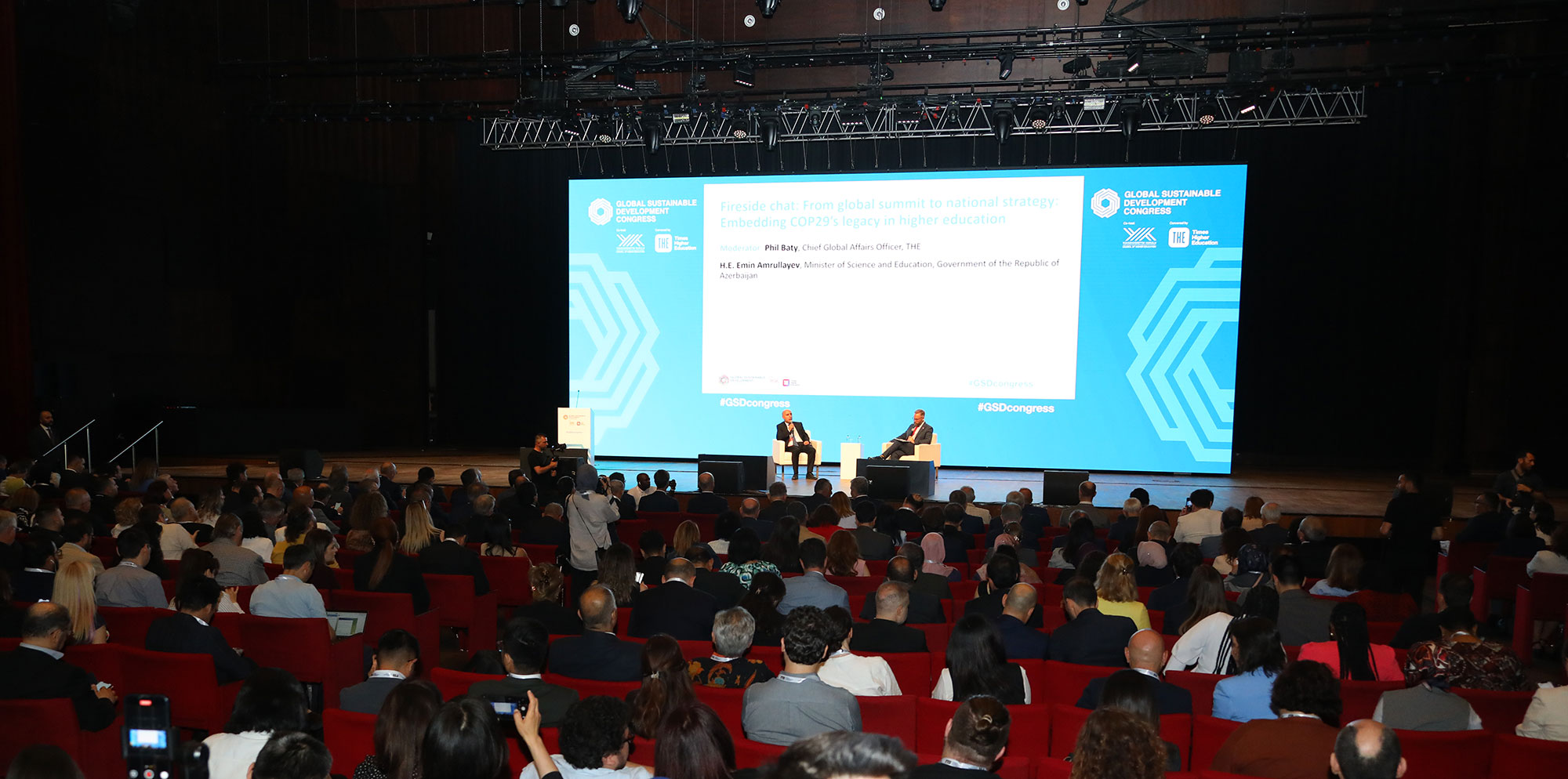 “Qlobal Dayanıqlı İnkişaf Konqresi”ndə Azərbaycanın elm və təhsil sahəsi üzrə təcrübəsi paylaşılıb