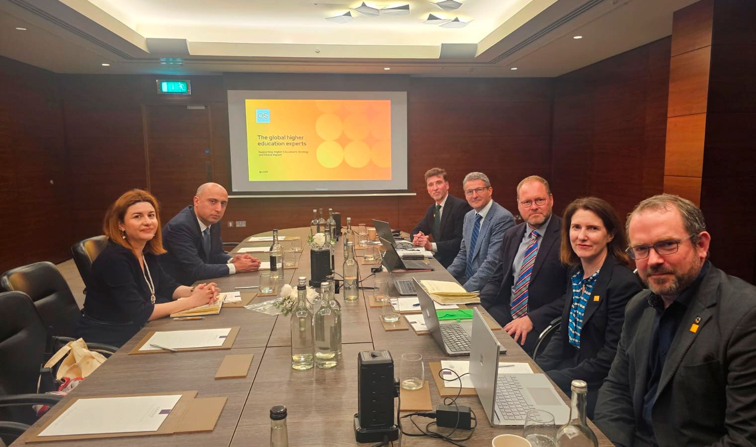 “Quacquarelli Symonds” qlobal reytinq agentliyinin rəhbərliyi ilə görüş keçirilib 