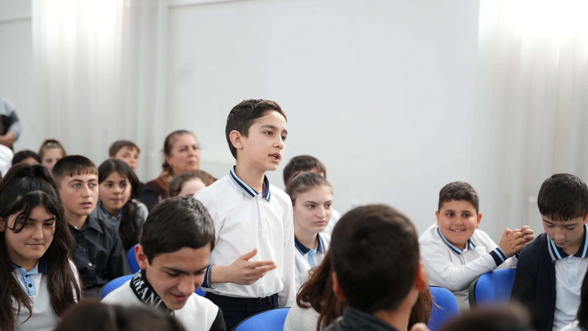 Region məktəblərində iqlim dəyişikliyi ilə bağlı təlimlər keçirilib