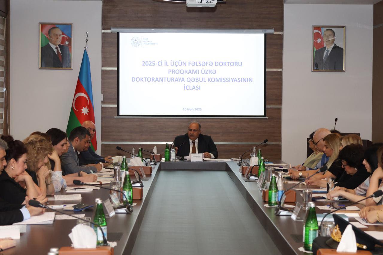 Rektor: Doktorantların yeni yanaşmalar ortaya qoymaları zəruridir