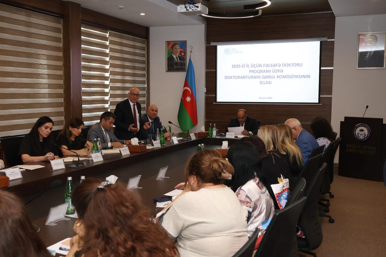 Rektor: Doktorantların yeni yanaşmalar ortaya qoymaları zəruridir