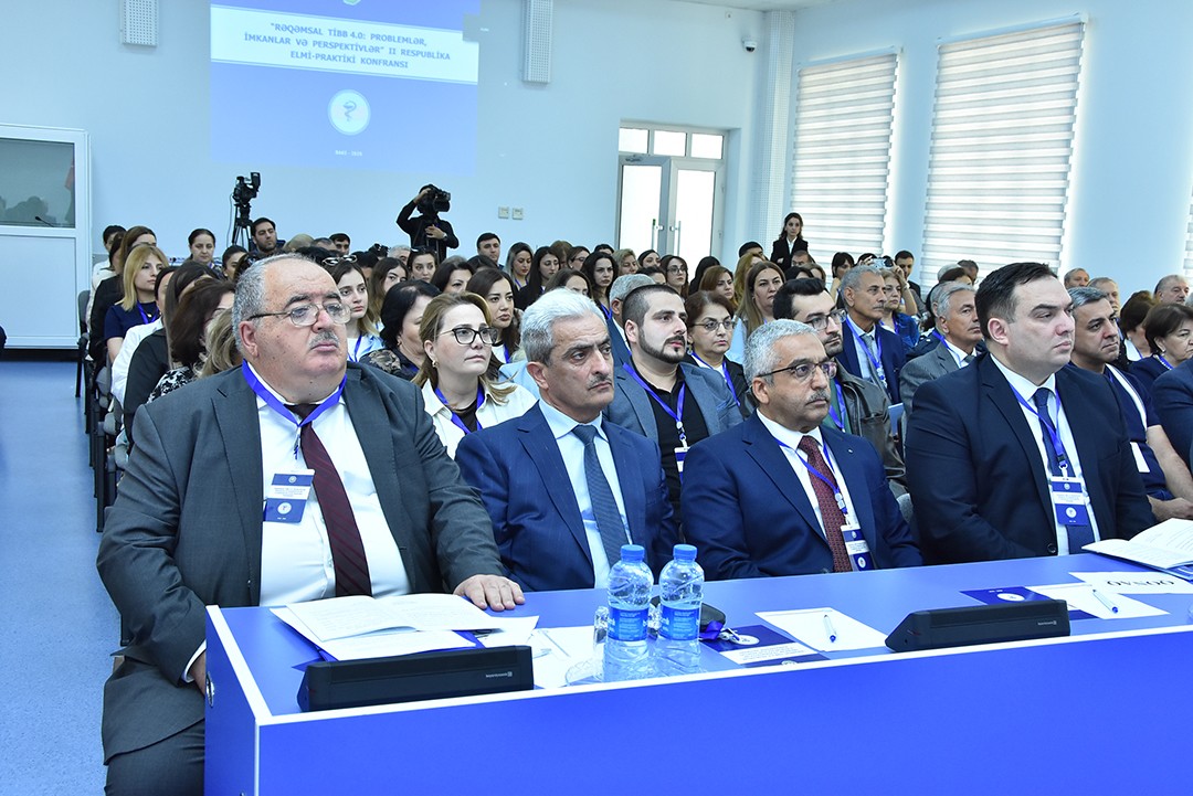 “Rəqəmsal tibb 4.0: problemlər, imkanlar və perspektivlər” respublika elmi-praktik konfransı keçirilib